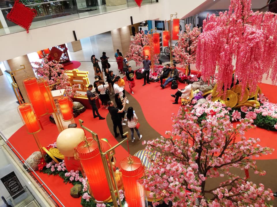 Chinese New Year decor at Klang Valley malls in full bloom despite