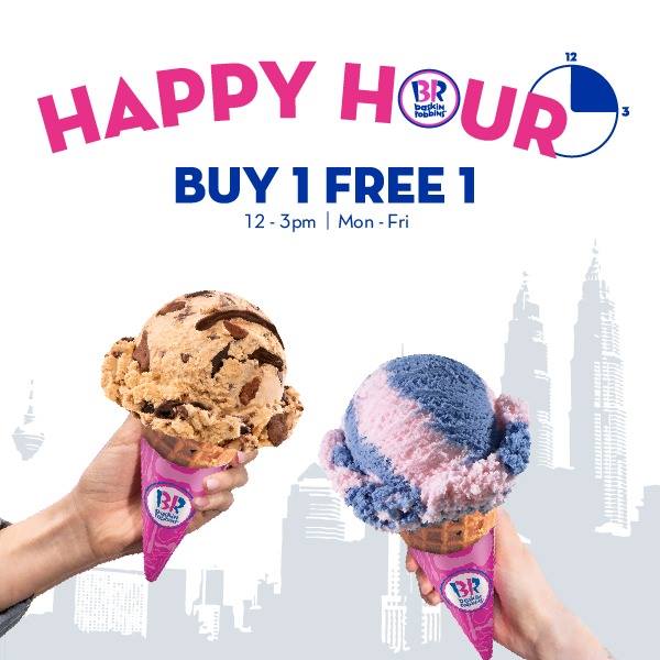 Baskin-Robbins Buy 1 Free 1 Promotion