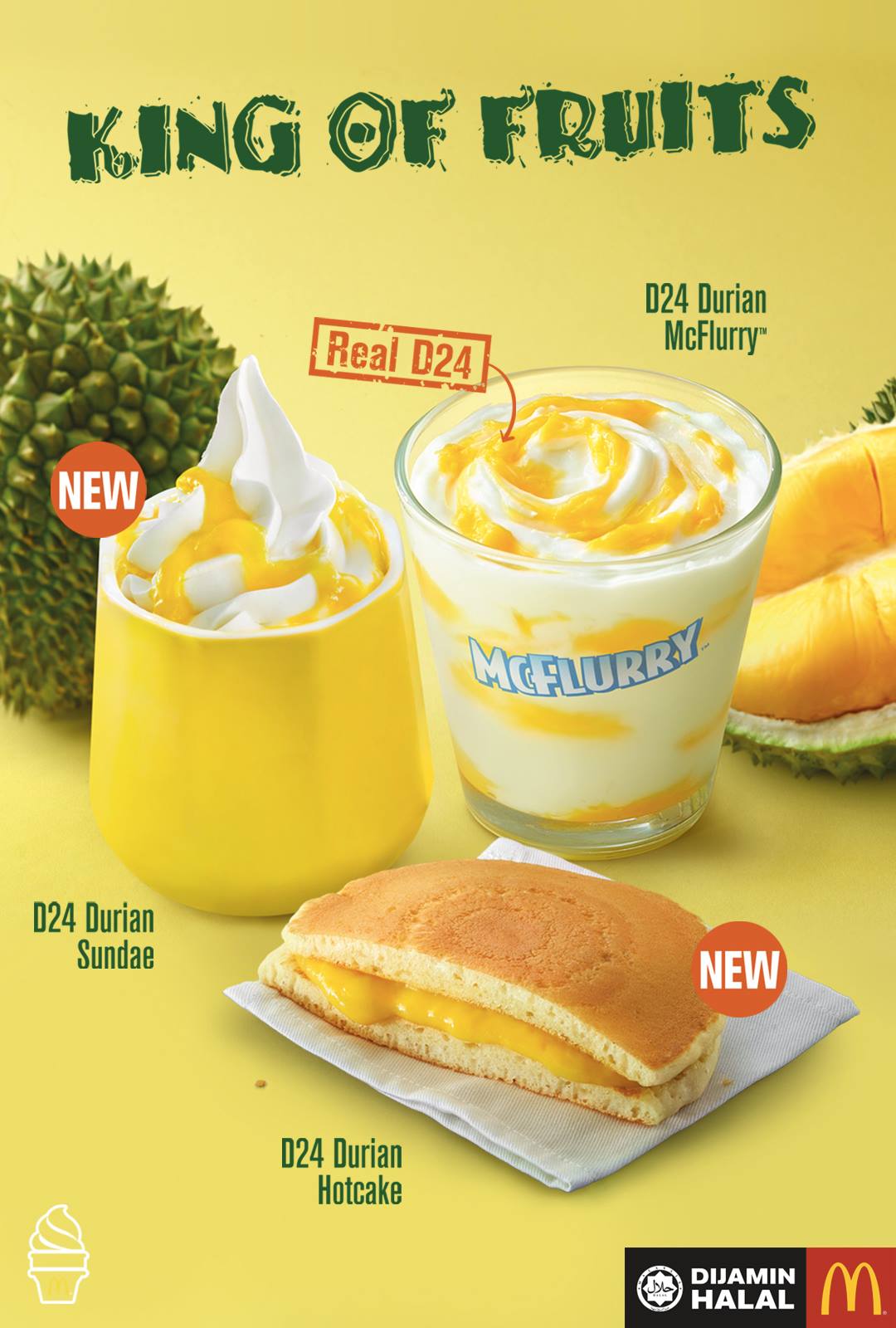 mcd buy 1 free 1 chicken foldover & durian McFlurry