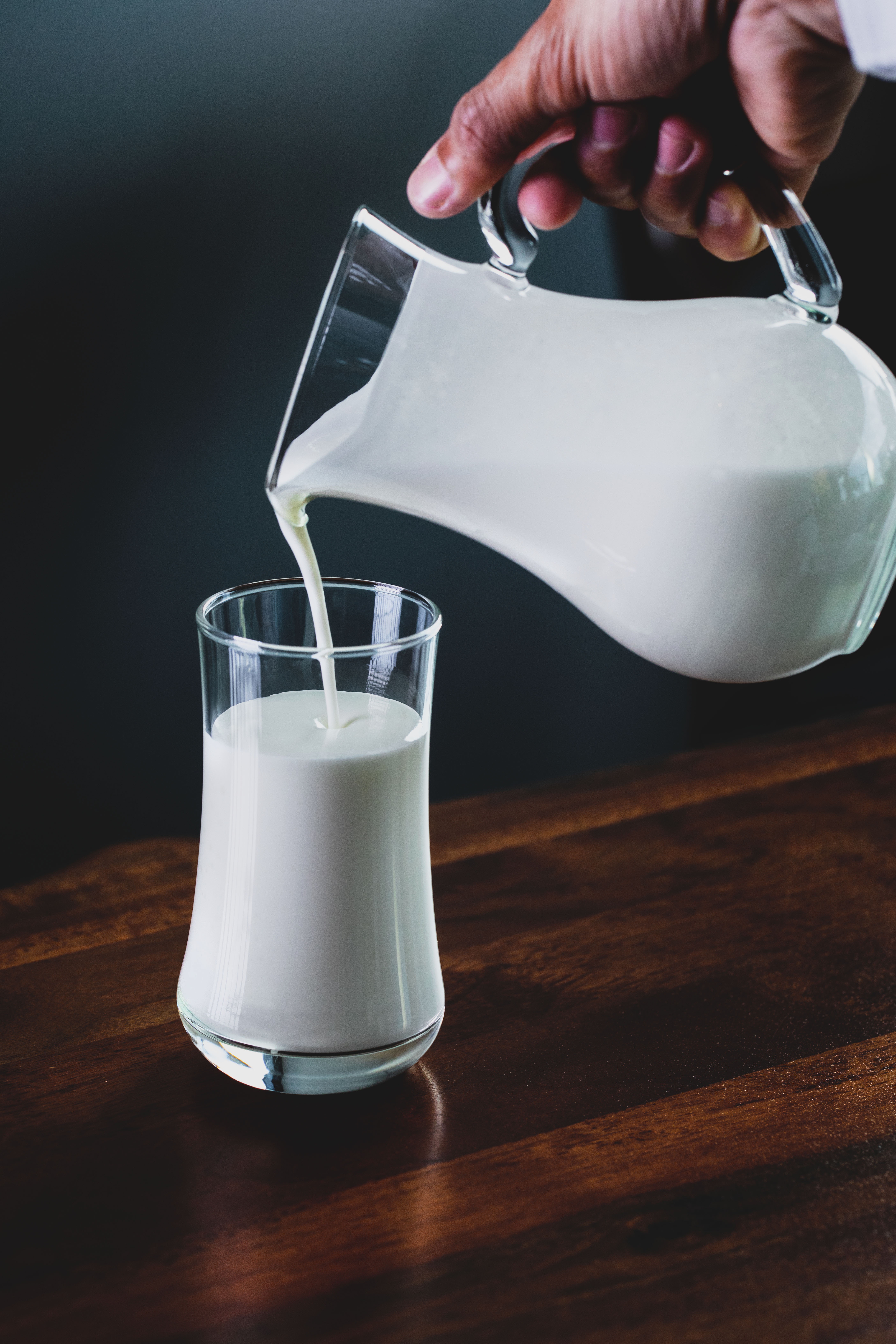 Milk being poured