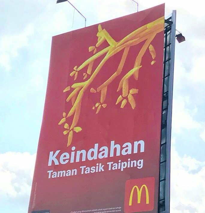 Mcdonald S Billboards Present Uniqueness Of Malaysia States With Fries And Nuggets Foodie