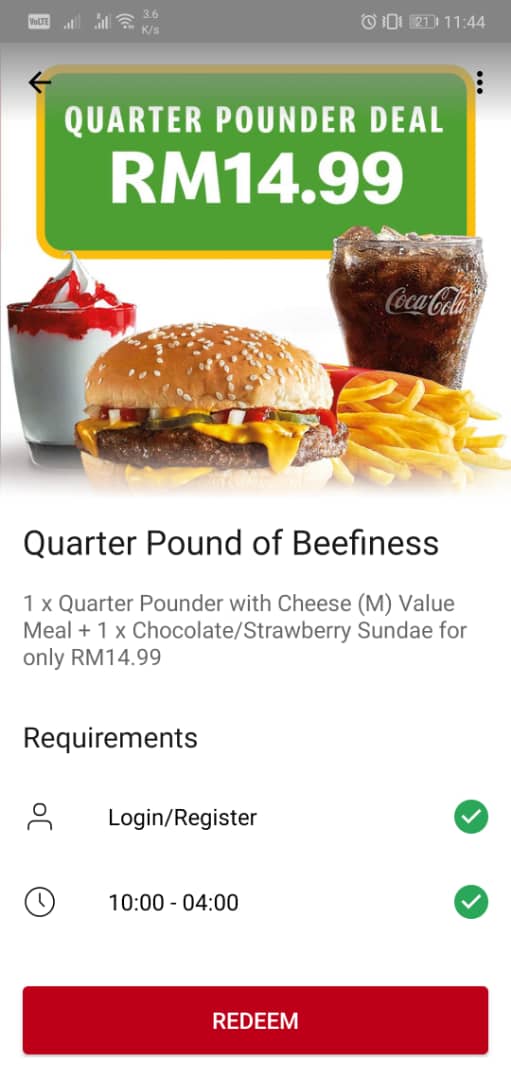 Quarter Pounder Has Just Returned To Mcdonald S Menu Without A Trace Johor Foodie