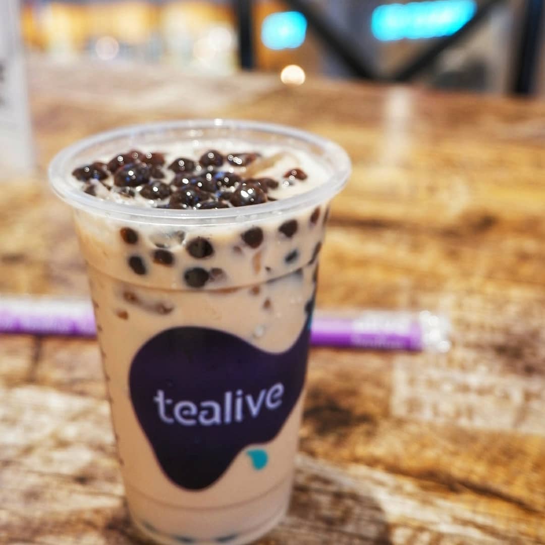 A picture of a Tealive drink found by my colleague