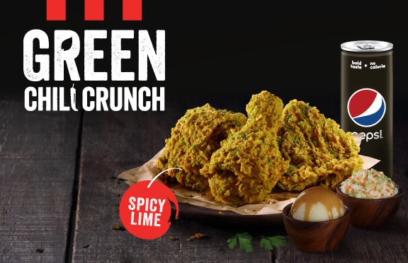 Green Chili Crunch 3-pc Combo from KFC